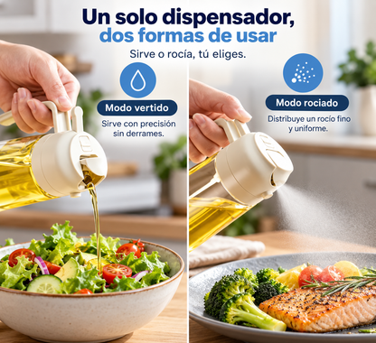 🫒 Dispensador de Aceite 2 en 1 — Kit BrightNest